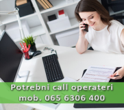 SrbijaOglasi - Potrebni operateri za call centar